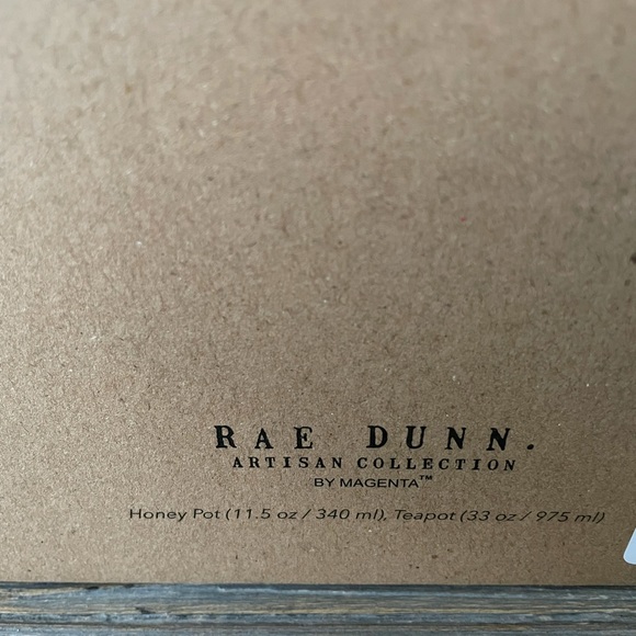 Rae Dunn Tea and Honey Pot with Dipper Set NEW - Picture 5 of 5